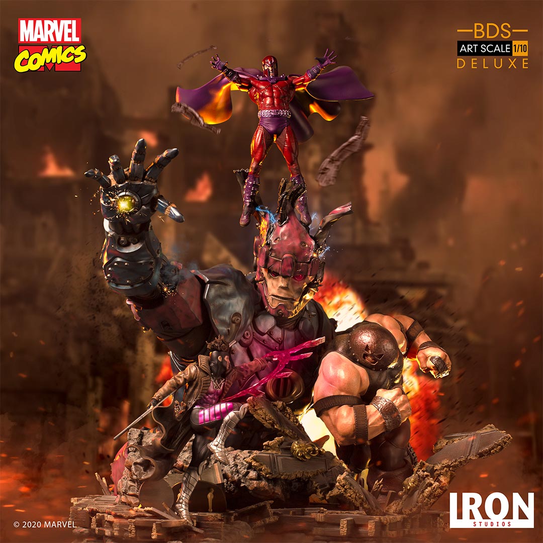 Iron Studios X-Men Vs. Sentinel #2 Deluxe Battle Diorama